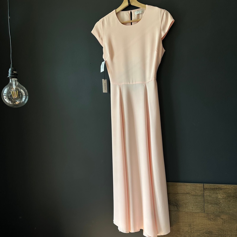 Aritzia Babaton Hamptons Dress Soft Blush Pink NEW Size 0 - Picture 12 of 13
